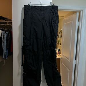 Garage Black Cargo Pants